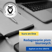 Pomoce naukowe - Redagowanie pism biurowych, urzędowych i procesowych z elementami zarządzania dokumentacją kurs online - miniaturka - grafika 1
