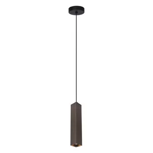 Tecno lampa wisząca 1xGU10 brązowa PND-37492-1-BRO - Lampy sufitowe - miniaturka - grafika 1