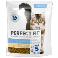 Sucha karma dla kotów - Karma dla kota PERFECT FIT Junior Kurczak 750 g - miniaturka - grafika 1