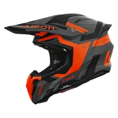 Kaski motocyklowe - Kask Cross Airoh Twist 3 Dynasty (2026) Pomarańczowy MatowyS - miniaturka - grafika 1