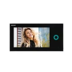 Orno Wideo monitor bezsłuchawkowy, kolorowy, LCD 7", dotykowy, WI-FI, do zestawu APPOS, otwieranie bramy, czarny OR-VID-WI-1068PMV/B - Akcesoria do domofonów i wideodomofonów - miniaturka - grafika 2
