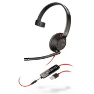 Słuchawki - Plantronics Blackwire 207577-01 Czarne - miniaturka - grafika 1