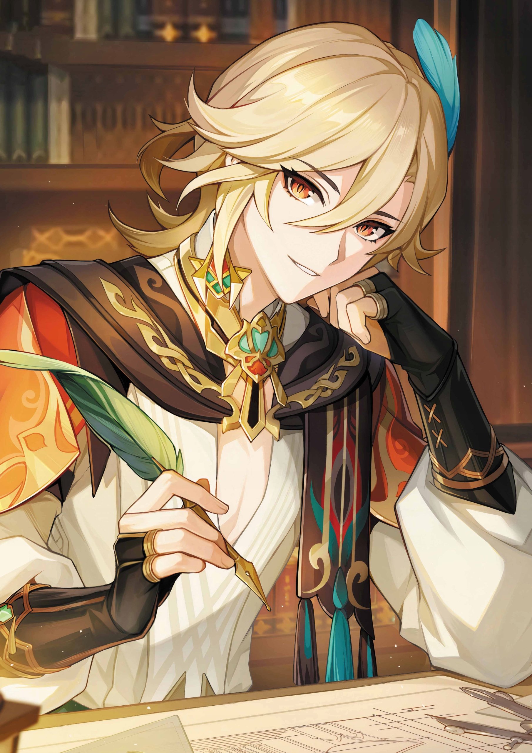 Plakat A3 Genshin Impact Anime Gra Kaveh