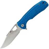 Noże - Nóż składany Honey Badger Clip-Point Flipper Small - Blue - miniaturka - grafika 1