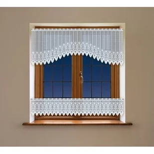 Firana gotowa 30 x 300 cm biały - Firany - miniaturka - grafika 1