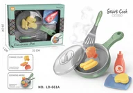 Zabawki AGD - Interaktywna patelnia z funkcją smażenia dla dzieci 3+ Jedzenie + Efekty dźwiękowe świetlne - miniaturka - grafika 1