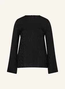 Armani Exchange Bluzka Z Satyny schwarz - Bluzki damskie - miniaturka - grafika 1