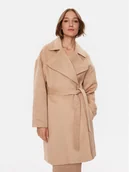 Płaszcze damskie - Guess Płaszcz przejściowy W3BL38 WFR22 Beżowy Regular Fit - miniaturka - grafika 1