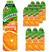 Soki i napoje niegazowane - Tymbark Sok 100% pomarańcza 1 l x12 sztuk - miniaturka - grafika 1
