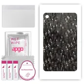 Akcesoria do tabletów i e-booków - folia naklejka skórka strukturalna na TYŁ do Huawei MatePad C5E - Carbon Pixel Czarny - apgo SKINS - miniaturka - grafika 1