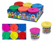 Masy plastyczne - Hasta Masa Plastycz 6 kolorów 50g Flamingo 2632 Wb - miniaturka - grafika 1