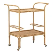 Wózki kuchenne - Metalowy barek na kółkach 83x46 cm Panama – Mauro Ferretti - miniaturka - grafika 1