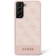 Etui i futerały do telefonów - Guess GUHCS23MG4GLPI S23+ S916 różowy/pink hard case 4G Stripe Collection - miniaturka - grafika 1