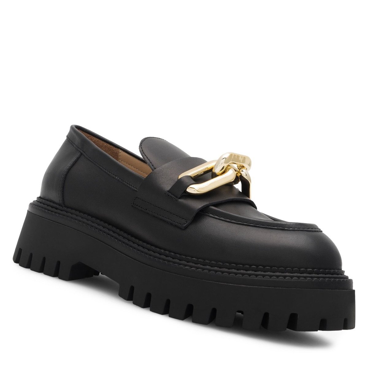 Gino Rossi Loafersy Damskie Czarny 8040