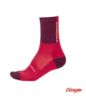 Skarpety rowerowe Endura BaaBaa Merino Winter Sock WMS Aubergine - Skarpetki kolarskie - miniaturka - grafika 1