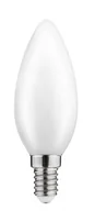 Żarówki LED - GTV Żarówka LED E14 4W FILAMENT MLECZNY C35 3000K 400lm LD-C35FL4M-30 LD-C35FL4M-30 - miniaturka - grafika 1