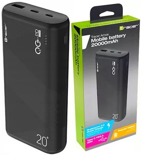 Powerbank Amos 20000mAh QC3.0-PD20W BK czarny - Powerbanki - miniaturka - grafika 3