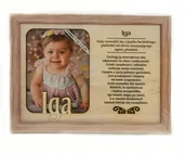 Ramki na zdjęcia - Ramka na zdjęcie IGA urodziny imieniny baby shower - miniaturka - grafika 1