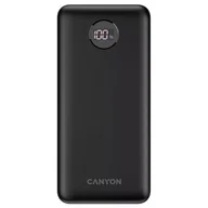 Powerbanki - Canyon PB-2002 (czarny) 20000mAh, QC, PD 20W - miniaturka - grafika 1