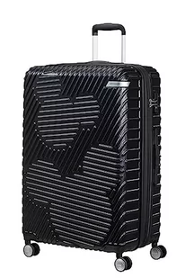 American Tourister Mickey Clouds, Spinner L, walizka z możliwością rozszerzenia, 76 cm, 94/104 l, czarna (Mickey True Black), Czarny (Mickey True Black), L (76 cm - 94/104 L), Bagaż dziecięcy - Walizki - miniaturka - grafika 1