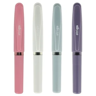 Mini długopis żelowy niebieski Strigo - Długopisy - miniaturka - grafika 1