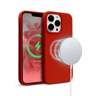 Etui i futerały do telefonów - Crong Etui Color Cover Magnetic Magsafe do Apple iPhone 13 Pro Max Czerwony - miniaturka - grafika 1