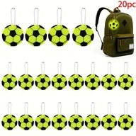 Inne - TEMU 20 szt. Odblaskowych Wisiorków Piłkarskich, Jednostronne Radosne Odblaskowe Breloczki, Nocne Odblaskowe Breloczki, Wisiorki do Bagażu i - miniaturka - grafika 1