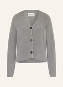 Swetry damskie - Marc O'polo Kardigan grau - miniaturka - grafika 1