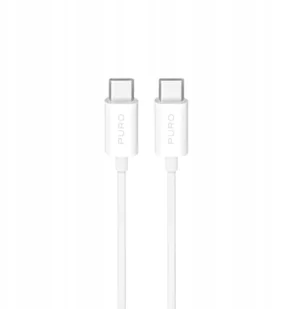 Kabel Puro TPE 25W USB-C - USB-C 3m - biały - Kable USB - miniaturka - grafika 1