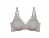 Biustonosze - TRIUMPH GŁADKI BEŻOWY BIUSTONOSZ BEZSZWOWY Z KORONKĄ 75E J5D - miniaturka - grafika 1