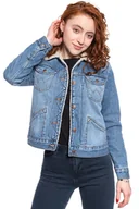 Kurtki damskie - Damska Kurtka Zimowa Wrangler 124Wj Sherpa 3 Years W4Wsug10K-Xs - miniaturka - grafika 1