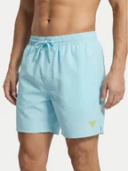 Kąpielówki męskie - Guess Szorty kąpielowe F6GT24 WG282 Niebieski Regular Fit - miniaturka - grafika 1