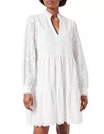 Sukienki - YAS Damska sukienka Yasholi Ls Dress S. Noos, Star White, XL - miniaturka - grafika 1