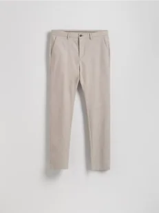 Reserved - Spodnie chino slim fit - beżowy - Spodnie męskie - miniaturka - grafika 1