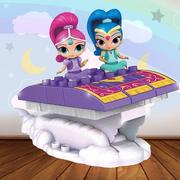 Klocki - Mega Bloks Klocki Shimmer i Shine Latający Dywan 19el - miniaturka - grafika 1