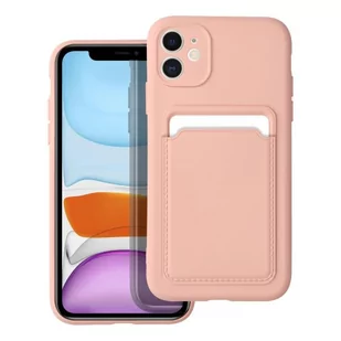 OEM Futerał Card Case Do Iphone 11 Różowy - Etui i futerały do telefonów - miniaturka - grafika 1