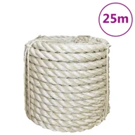 Pasmanteria - vidaXL Sznur, sizal 100%, 16 mm, 25 m - miniaturka - grafika 1