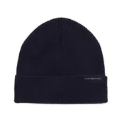 Czapki męskie - Tommy Hilfiger Czapka UPTOWN WOOL BEANIE | z dodatkiem wełny - miniaturka - grafika 1