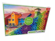 Puzzle - Puzzle 900 2in1 Trefl Puzzle dwustronne Groningen/Motyle 93248 - miniaturka - grafika 1