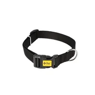 Obroże dla kotów - Obroża regulowana z taśmy pp 2,5 x 55 cm czarna - miniaturka - grafika 1