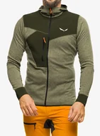 Bluzy sportowe damskie - Bluza trekkingowa Salewa Puez 2 Dry HD Jacket - dark olive - miniaturka - grafika 1
