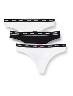 BOSS Stringi damskie Triplet Thong Design, Open White123., XXL - Majtki damskie - miniaturka - grafika 1
