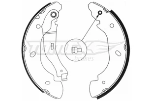 Tomex Brakes Szczęki hamulcowe TOMEX 2094 4110585 2094 - Szczęki hamulcowe - miniaturka - grafika 1