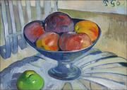 Plakaty - Galeria Plakatu, Plakat, Fruit Dish on a Garden Chair, Paul Gauguin, 60x80 cm - miniaturka - grafika 1