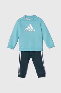 adidas dres niemowlęcy kolor niebieski - Komplety dla niemowląt - miniaturka - grafika 1