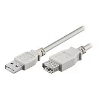 Kable USB - Logo Kabel USB 2.0 USB A M USB A F 5m szary Logo KU050AC20L - miniaturka - grafika 1
