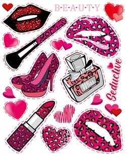 Naplamki DD-44 Lips - Pasmanteria - miniaturka - grafika 1