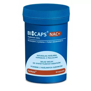 ForMeds Bicaps NAC+ 60 kaps. (Formeds) TT001978 - Aminokwasy ForMeds Bicaps NAC+ 60 kaps. (Formeds) TT001978 - Aminokwasy - miniaturka - grafika 1