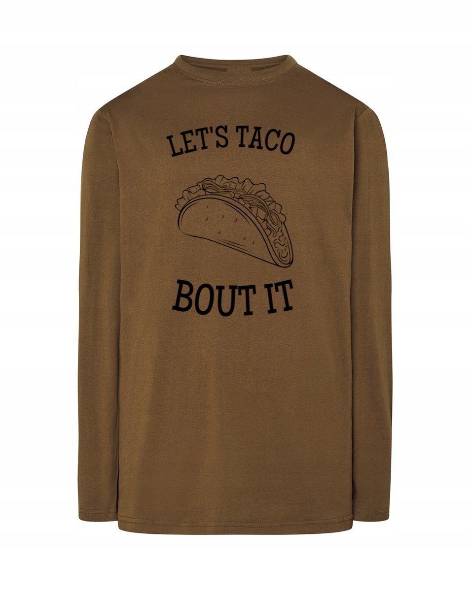 Longsleeve zabawny nadruk TACO BOUT IT r.XXL