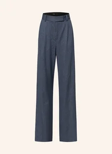 Maje Spodnie Marlena Pernona Z Ozdobnymi Kamykami blau - Moda i Uroda OUTLET - miniaturka - grafika 1